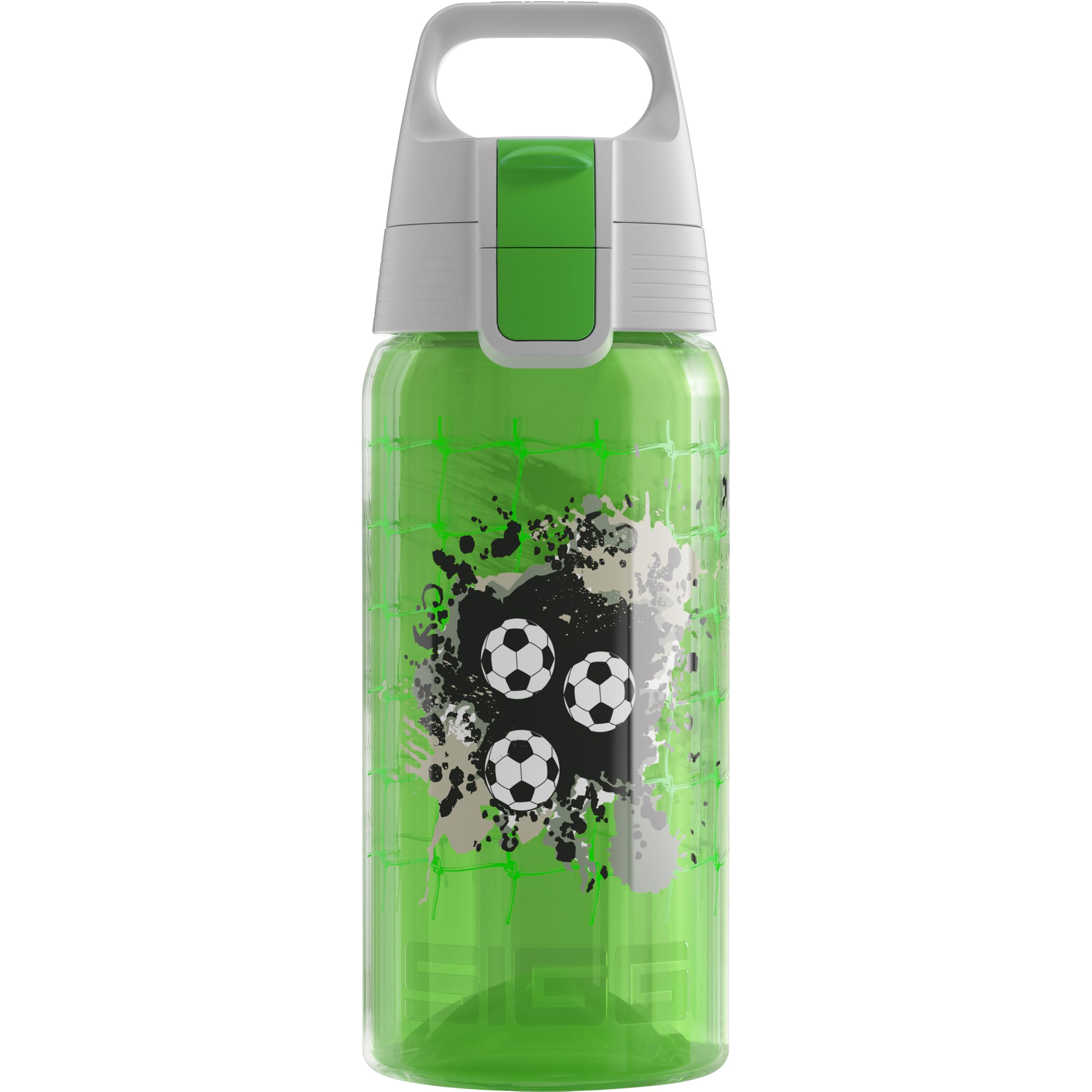 SIGG - Kids Water Bottle - Viva One Football - Leak-Proof Lid - Dishwasher - Bpa Free - Sport and Bike - One Hand Children's Drink Bottle - 17 Oz